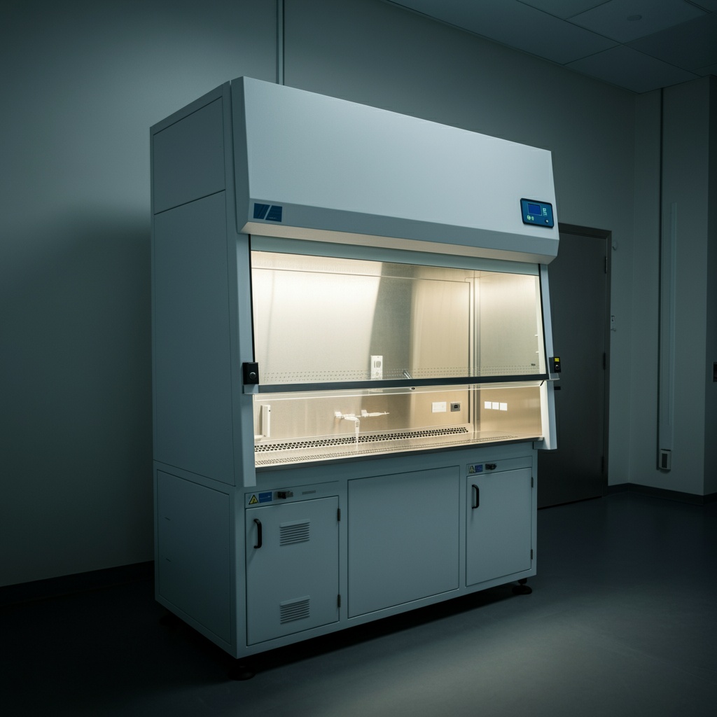 Photograph,Of,A,Biosafety,Cabinet,Inside,A,Laboratory.